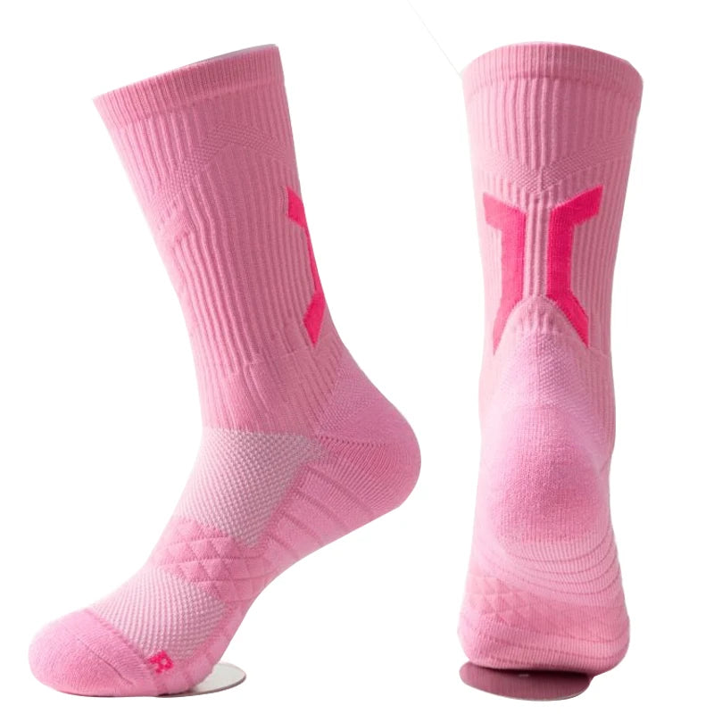 1/3pair professional basketball socks Men marathon compression running sport socks thick towel socks skateboarding socks for man