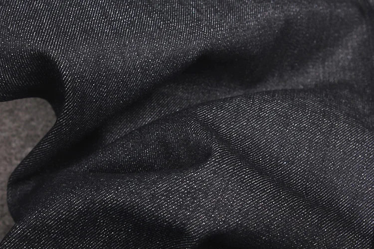 Male jeans Hip Hop Baggy Jeans Black Denim Loose Pants Rap Jeans Letter Written Boy Rapper Fashion  46 Famous Brand Jeans